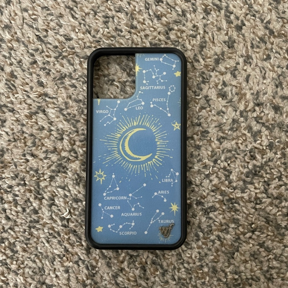 Wildflowers Zodiac Phone Case - Blue and Yellow